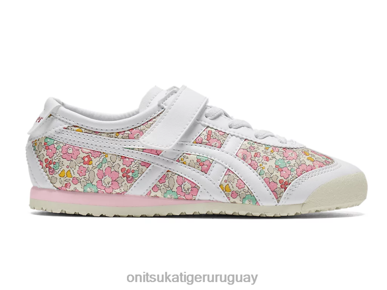 Onitsuka Tiger México 66 niños J06BX621 blanco/algodón de azúcar zapatos