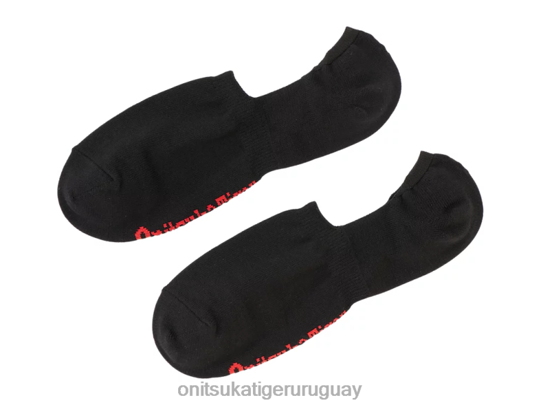 Onitsuka Tiger calcetines invisibles unisexo J06BX499 negro/rojo accesorios