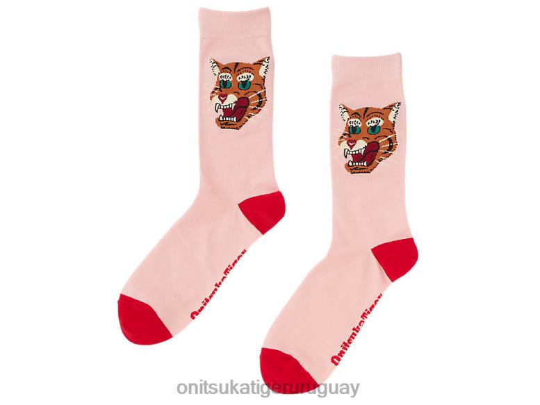 Onitsuka Tiger medias medias unisexo J06BX490 Rosa claro accesorios