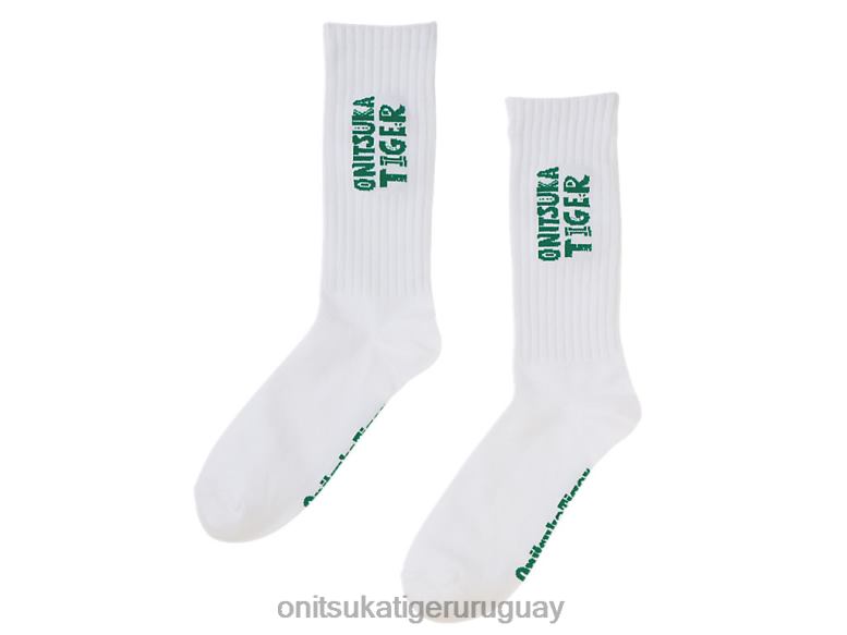 Onitsuka Tiger medias medias unisexo J06BX511 blanco verde accesorios