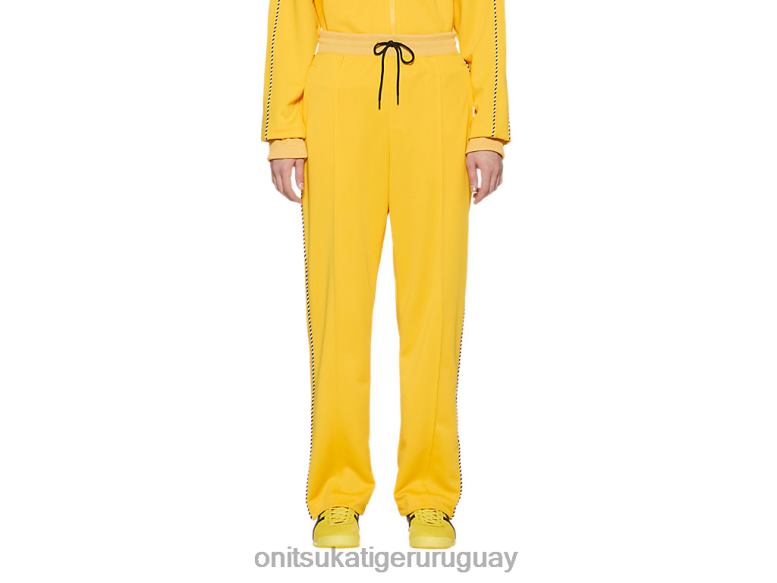 Onitsuka Tiger pantalones de la pista unisexo J06BX399 amarillo ropa