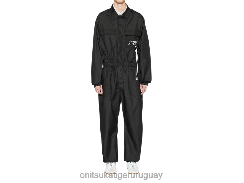 Onitsuka Tiger traje de salto unisexo J06BX401 negro ropa