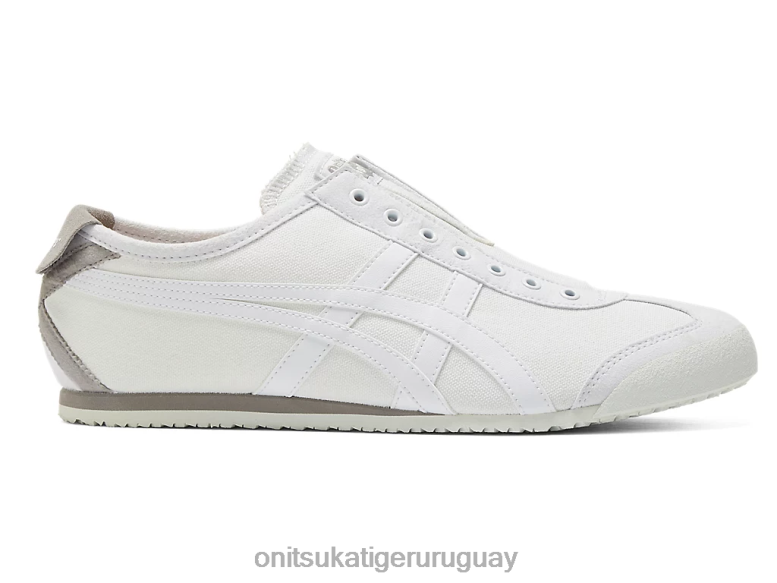 Onitsuka Tiger México 66 sin cordones unisexo J06BX35 blanco zapatos
