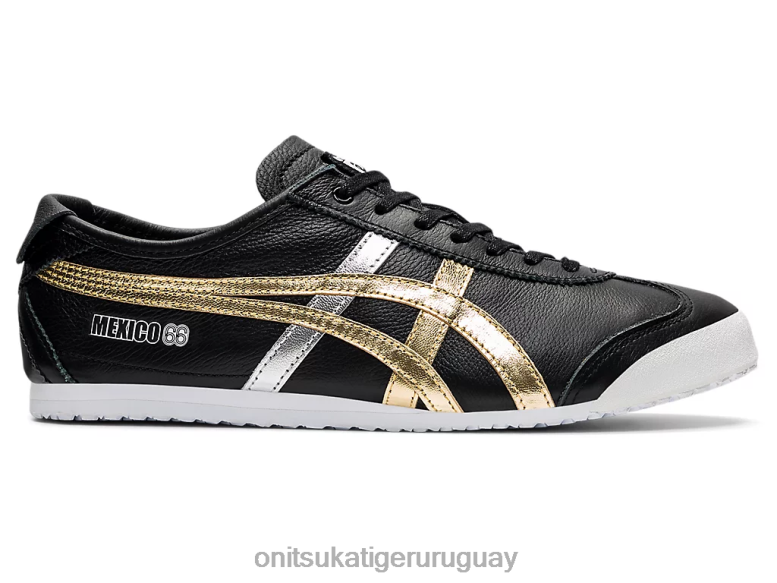 Onitsuka Tiger México 66 unisexo J06BX357 oro negro zapatos