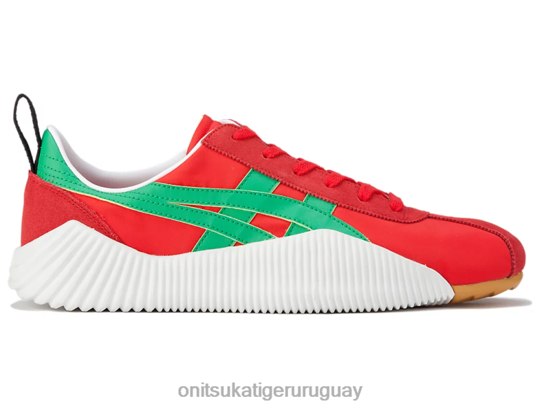 Onitsuka Tiger acromont unisexo J06BX241 rojo clásico/cilantro zapatos