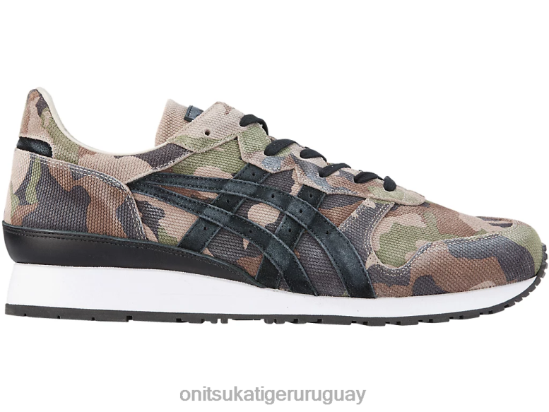 Onitsuka Tiger aliado de lujo unisexo J06BX137 verde cazador/negro zapatos