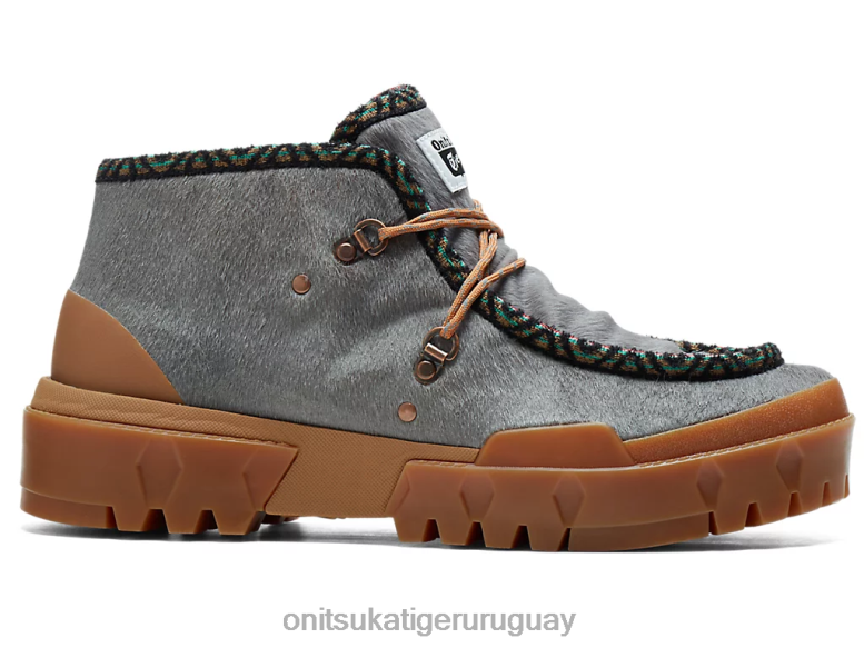 Onitsuka Tiger bota de pelo hmr pico unisexo J06BX167 campanario gris/castaño zapatos