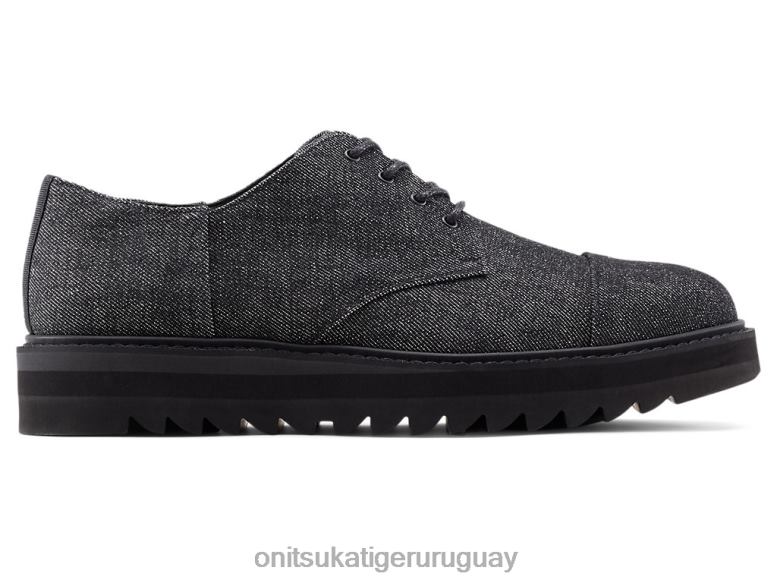 Onitsuka Tiger derby unisexo J06BX219 negro zapatos