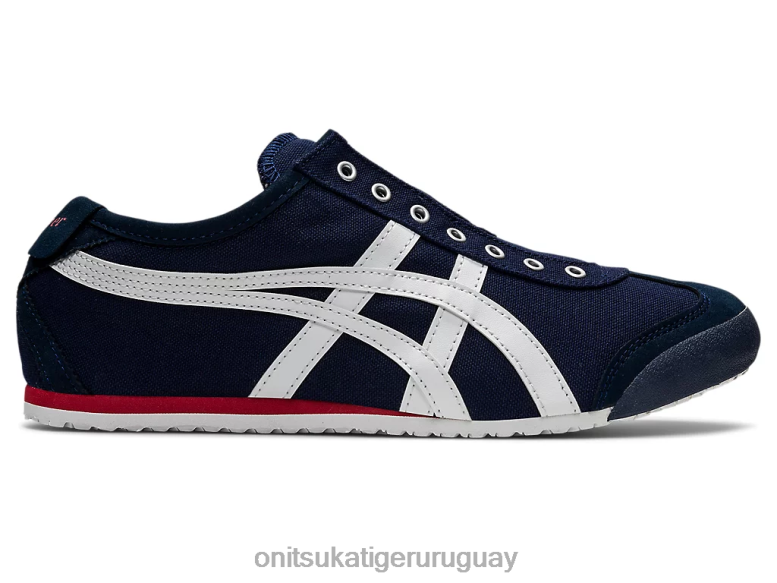 Onitsuka Tiger México 66 sin cordones unisexo J06BX362 azul marino/blanco roto zapatos